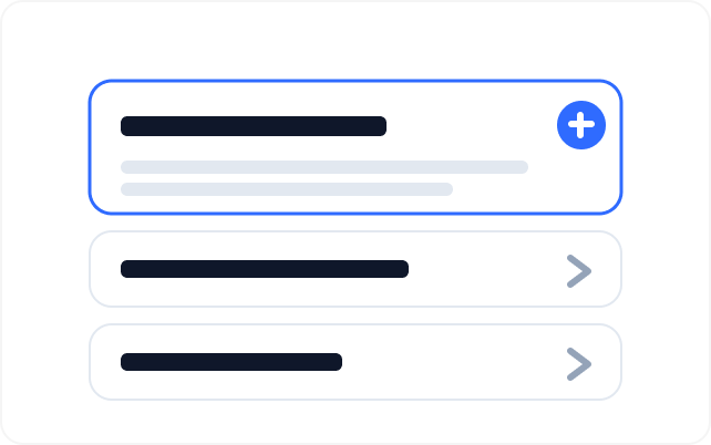 FAQ layout preview