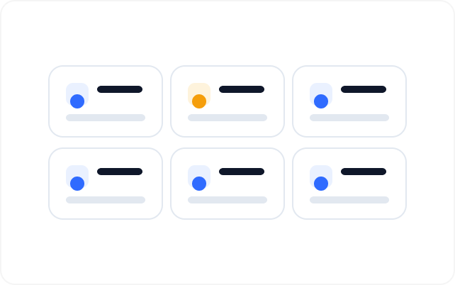 Feature Grids layout preview