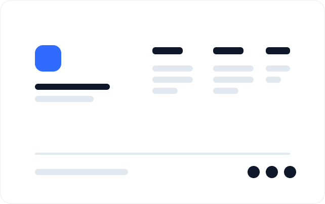 Footers layout preview